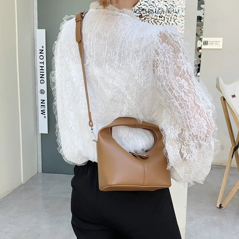 Women Crossbody Fashionable PU Leather Cellphone Shoulder Bag
