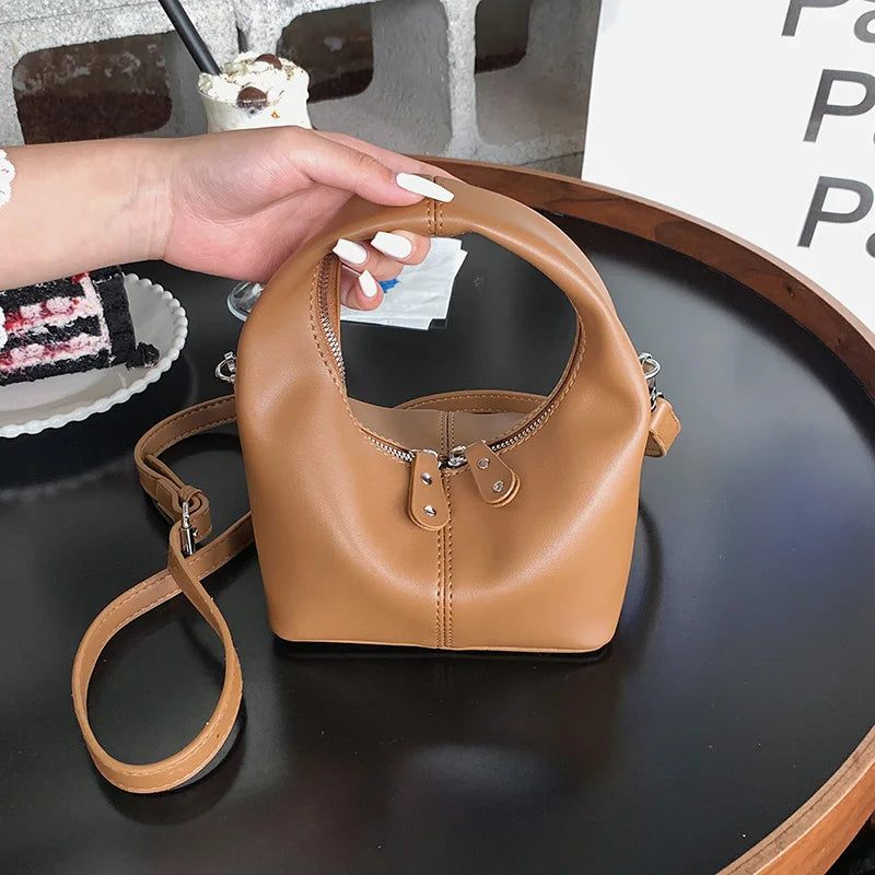 Women Crossbody Fashionable PU Leather Cellphone Shoulder Bag