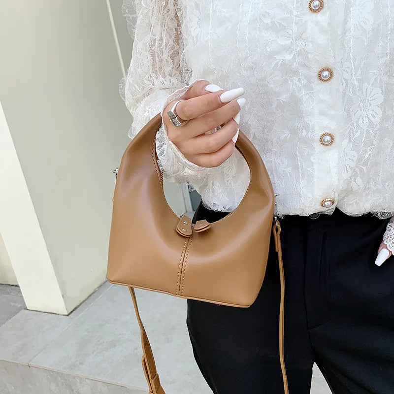 Women Crossbody Fashionable PU Leather Cellphone Shoulder Bag