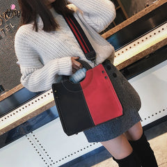 Vintage Leather Handbag Ladies Shoulder Bag Crossbody Large Capacity Tote