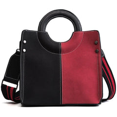 Vintage Leather Handbag Ladies Shoulder Bag Crossbody Large Capacity Tote