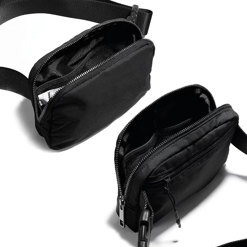 Women Waist Bag Fanny Pack Zipper Chest Outdoor Sports Crossbody