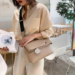 Women's Crossbody Messenger Bag Large Capacity Student Square Bag