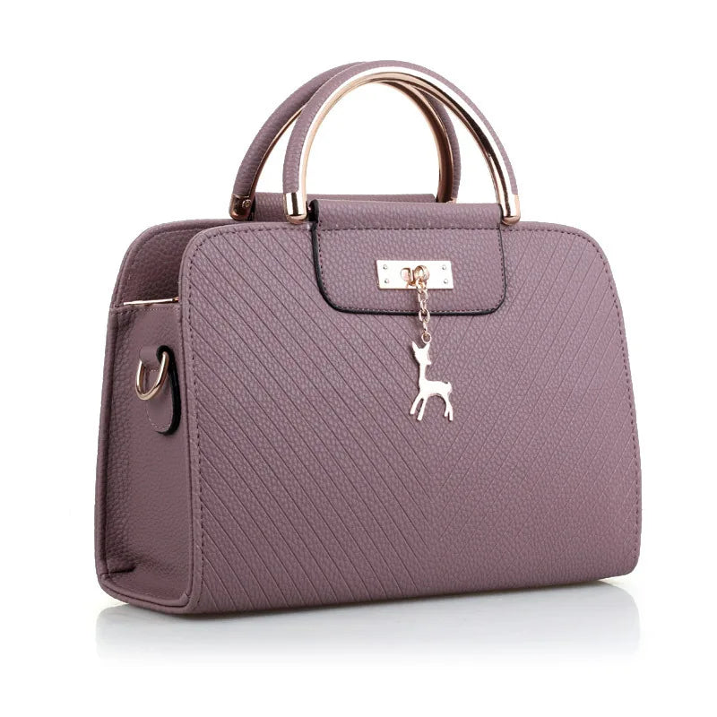PU Leather Handbags Crossbody for Women Big Capacity Lady Shoulder Bags