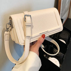 Retro Lychee Pattern Shoulder Bag Women's Bag Net Red Tide All-match Messenger B
