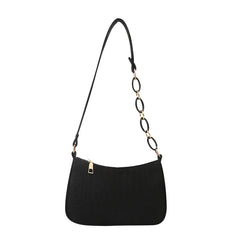 Women's Retro PU Leather Armpit Handbag Totes Shoulder Bag