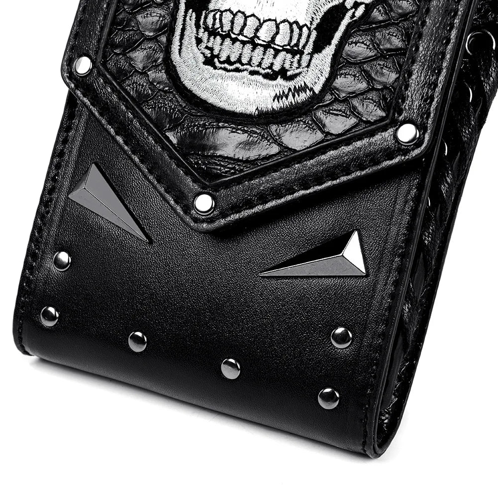 Y2K Skull Shoulder Bag Goth Punk Hip Pop Purse