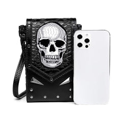 Y2K Skull Shoulder Bag Goth Punk Hip Pop Purse