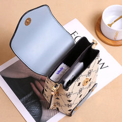 Niche Mobile Phone Bag Messenger Bag Women One Shoulder Retro Small Square Bag