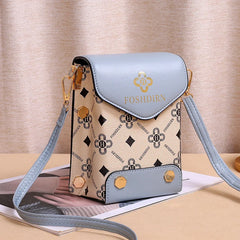 Niche Mobile Phone Bag Messenger Bag Women One Shoulder Retro Small Square Bag