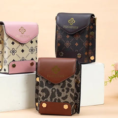 Niche Mobile Phone Bag Messenger Bag Women One Shoulder Retro Small Square Bag