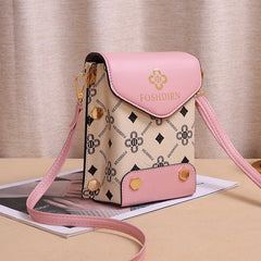 Niche Mobile Phone Bag Messenger Bag Women One Shoulder Retro Small Square Bag
