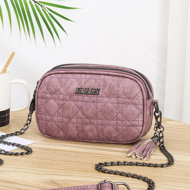 Women Crossbody Phone Shoulder Bag Multifunction Handbag Wrist Purse