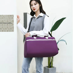 Lightweight Duffel Gym Bag Crossbody with Inner Pocket