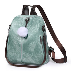 Casual Women PU Backpack Large Pockets High Capacity Students Girl Shoulder Bags