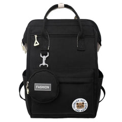 Nylon Waterproof Women School Backpacks Teenage Girls Travel Laptop Backpacks