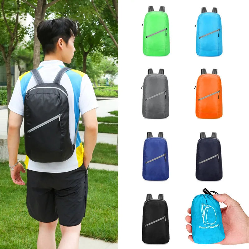 Water Repellent Foldable Travel Backpack Lightweight Outdoor Bag