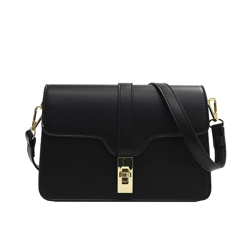 PU Leather Women's Square Shoulder Bag Handbag Ladies Casual Totes