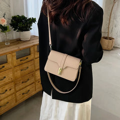 PU Leather Women's Square Shoulder Bag Handbag Ladies Casual Totes