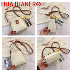 Real Cow Leather Women's Mini Messenger Bag Purse Girls Phone Bag