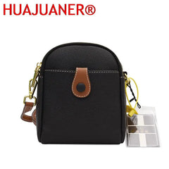 Real Cow Leather Women's Mini Messenger Bag Purse Girls Phone Bag