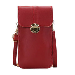 Retro Girl Buckle Coin Purse Women Shoulder Bags Phone Messenger Bag