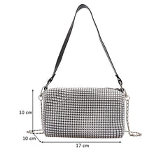 Rhinestone Shoulder Bag Crossbody Purse Shining Diamond Women Bag