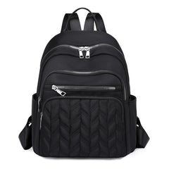 Quilted School Bag Small Backpack Purse for Women Girls Teenager Student