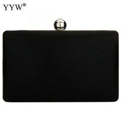 Red Silver Clutch Bag for Women Evening Party Wedding Purse