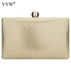 Red Silver Clutch Bag for Women Evening Party Wedding Purse
