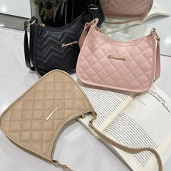 Embroidered Underarm Bag for Women Small Messenger Crossbod