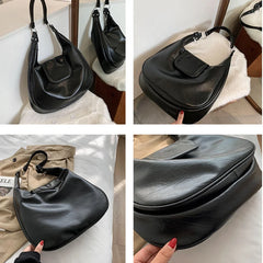 Soft Women Shoulder Hobo Bags Large Capacity Handbag Crossbody Bags