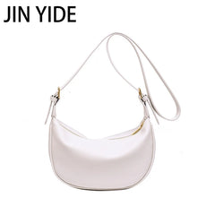 Large Capacity Solid Chest Bag for Women Travel Crossbody Half Moon Belt Bag