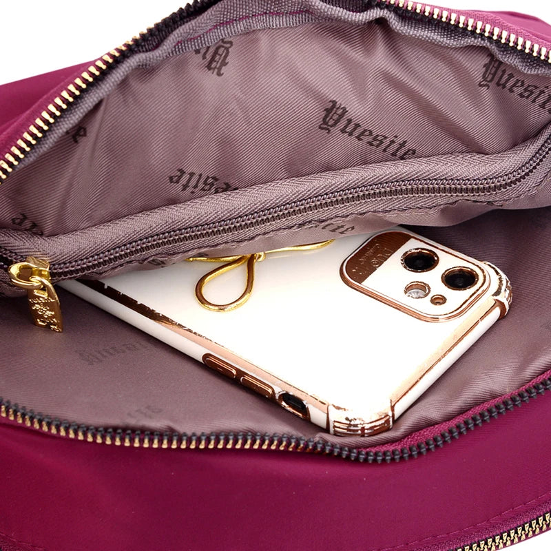 Waterproof Nylon Women Messenger Bag Crossbody Shoulder Tote