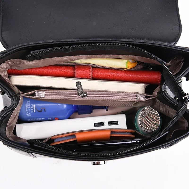 Spring/Summer High Women Bag PU Shoulder Bag Flap Crossbody Messenger Bag