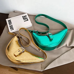 Women's Pu Leather Handbag Irregular Shoulder Bag