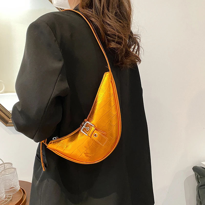 Women's Pu Leather Handbag Irregular Shoulder Bag