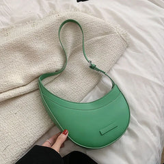 Spring PU Leather Underarm Bag Women Handbag Crossbody Shoulder Bag