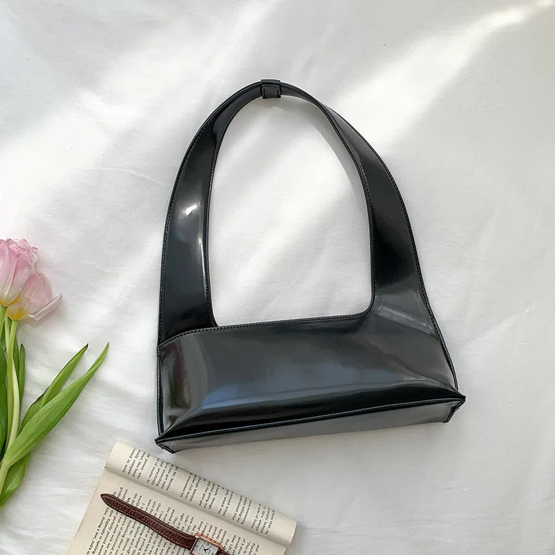 Spring Women's Patent Leather Handbag And Purse