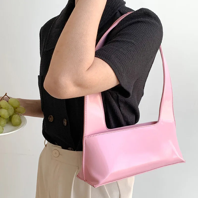 Spring Women's Patent Leather Handbag And Purse