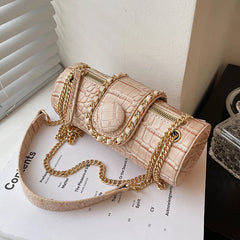 Summer Barrel Crossbody Bag Women PU Leather Handbag Shoulder Tote