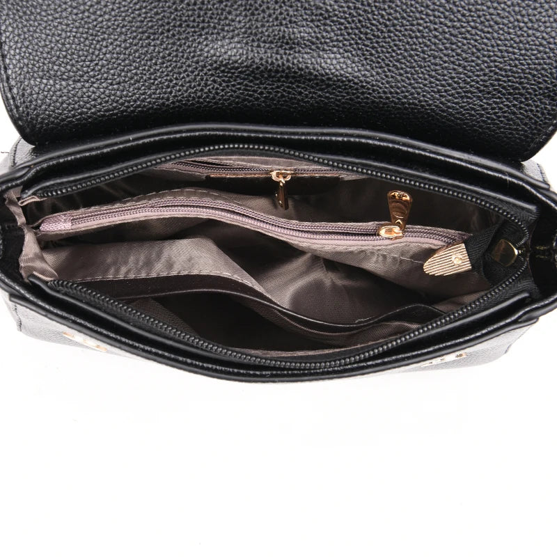 Summer Ladies Bag Leather Handbag Shoulder Bag Small Flip Messenger Bag