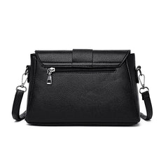 Summer Leather Handbags Shoulder Bag Small Flap Crossbody Bags for Women