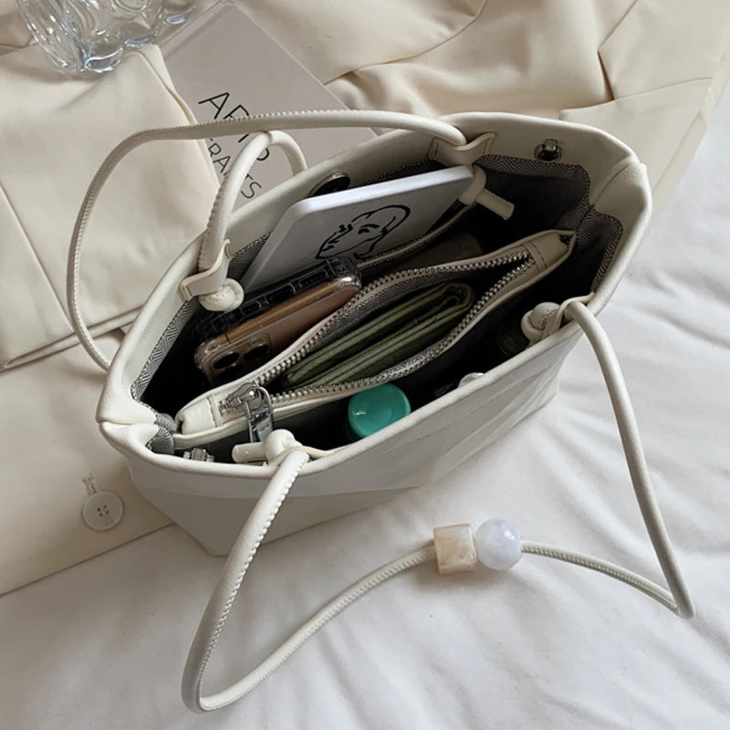 Summer Geometric Women Handbags Ladies Shoulder Bag Bucket Bag