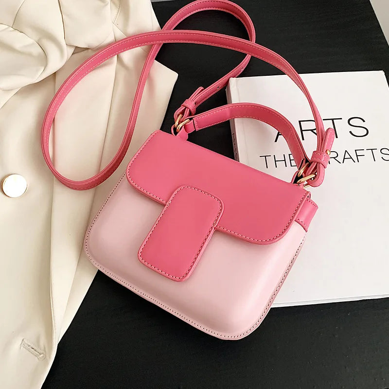 Summer Messenger Bag Small Square Bag High-quality Texture Women's Bag