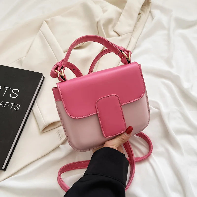 Summer Messenger Bag Small Square Bag High-quality Texture Women's Bag