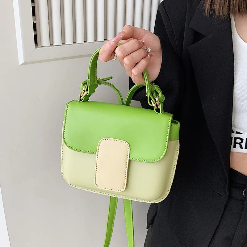 Summer Messenger Bag Small Square Bag High-quality Texture Women's Bag