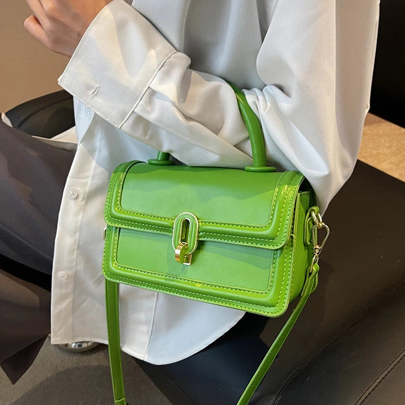 Summer Women Handbags Vintage PU Leather Shoulder Bags Ladies Totes Shopping Bag