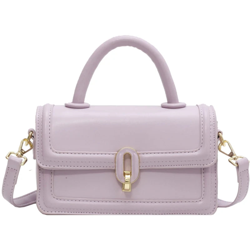 Summer Women Handbags Vintage PU Leather Shoulder Bags Ladies Totes Shopping Bag