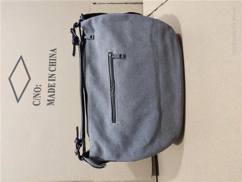 Women Canvas Shoulder Bags Patchwork Handbags Tavel Totes Cross Body Bags